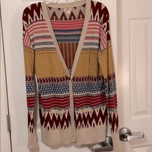 Target, Size L, Tribal Print Cardigan